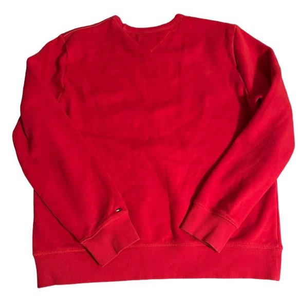 TOMMY HILFIGER RED CREWNECK‎ SIZE MEDIUM | L1 - Picture 5 of 5